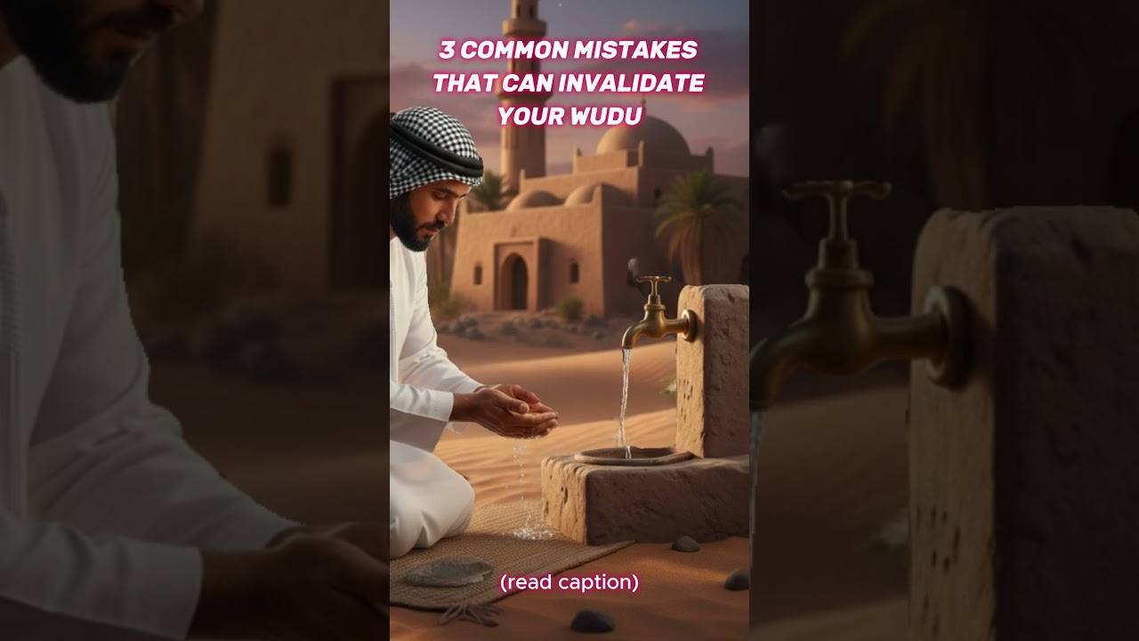 3 Common Mistakes That Can Invalidate Your Wudu 💧