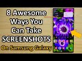 8 Awesome Ways To Take Screenshots on a Samsung Galaxy smartphone