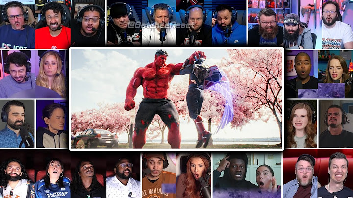 Captain America vs Red Hulk | Captain America: Brave New World (2025) Reaction Mashup