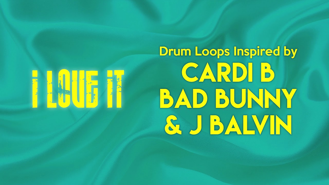 Cardi B, Bad Bunny, & J Balvin Drum Kit inspired by the song I Like It