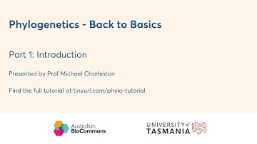 Part 1: Introduction: Why phylogenetics?