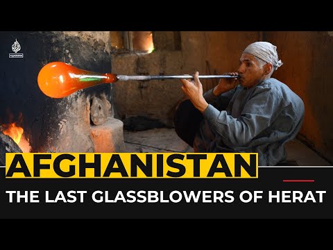 صنایع دستی در حال مرگ افغانستان آخرین شیشه گران هرات