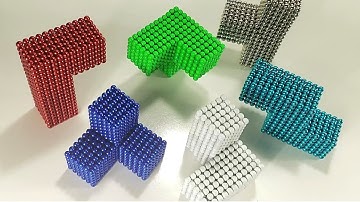 ASMR - Tetris Game with Magnetic Balls -  MAGNETIC EXPERT