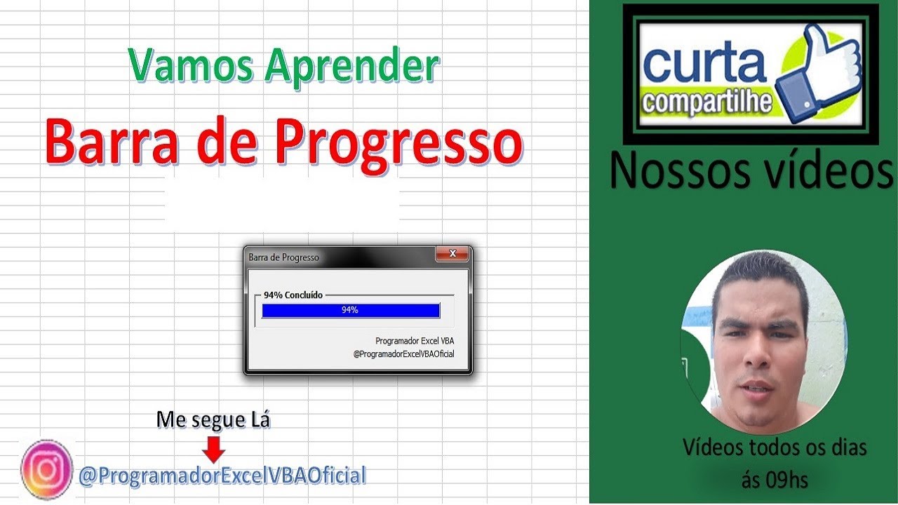 Como Criar uma Barra de Progresso no Excel vlookup multiple sheets