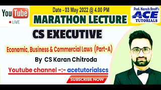 CS Executive EBCL ( Part A ) Marathon Batch For June 22 | ACE TUTORIALS | screenshot 5