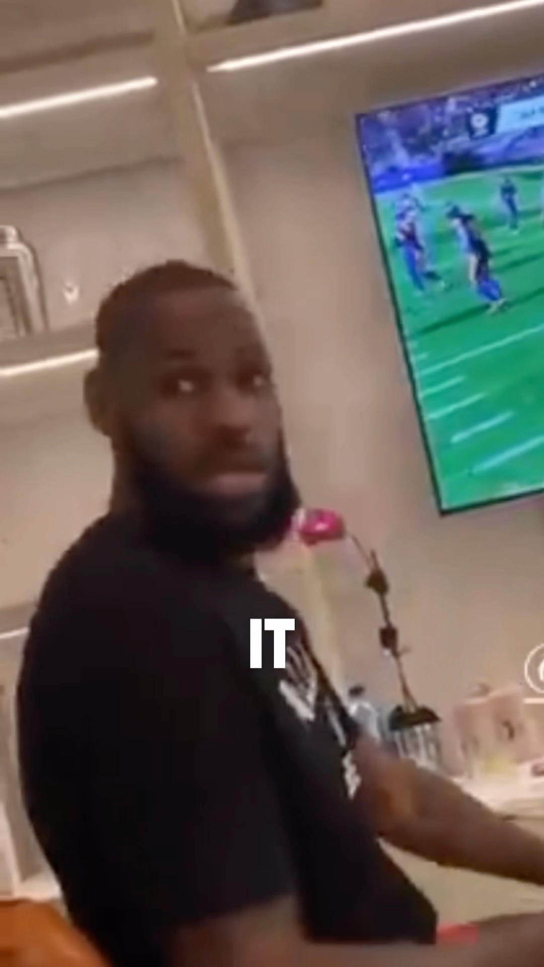 LeBron played with a random dude on Madden ??