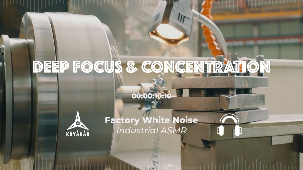 Factory White Noise (10 Minutes 10 Seconds) | Industrial ASMR