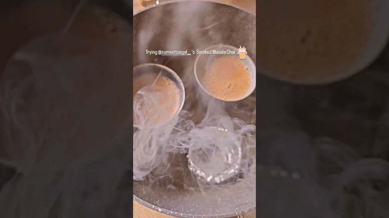 Smoked Masala Chai ☕  