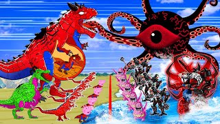 NEWEST GODZILLA MINUS ONE: BLUE KONG, MECHADINOSAUR| Octopuszilla vs Godzilla - SHARKZILLA