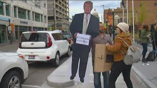 "Stop Kavanaugh' protest at Boise City Hall