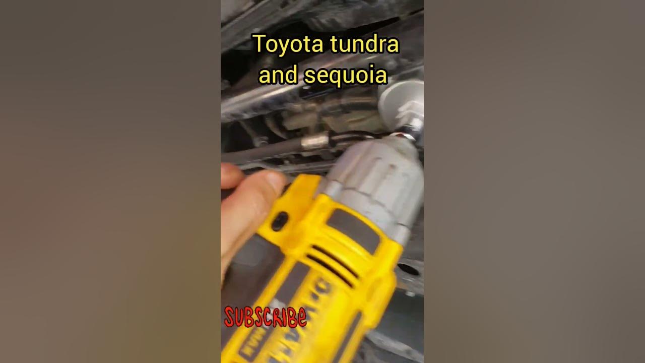 Toyota tundra and sequoia oil filter housing fight youtube