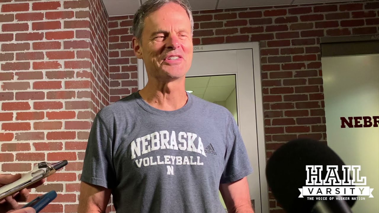 Nebraska Volleyball John Cook Talks Lineup and More YouTube