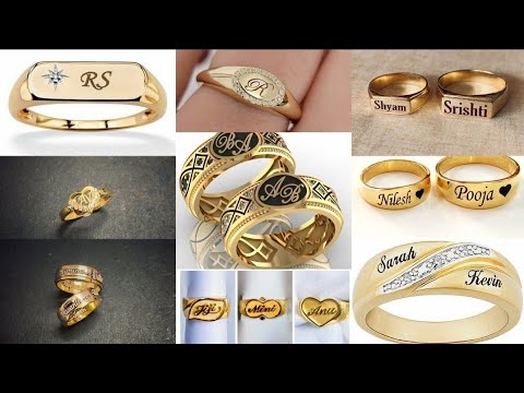 Rose Golden 26 Letter Ring Name Initial Ring Wedding Ring - Temu Mexico