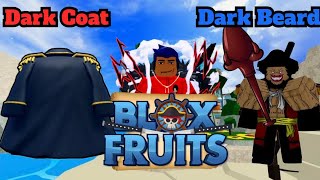How to get dark coat in blox fruits EASY TUTORIAL 