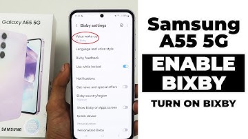 How to Enable Bixby On Samsung A55 5G | Turn On Bixby
