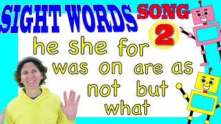 sight words song 2 learn 10 words dream english kids