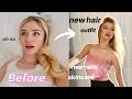 24 hour glow up haircut new nails skincare