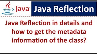 Celebrity Java Reflection in details and how to get the metadata information of the class? Wealth