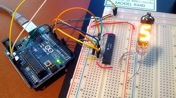 IV-9 Numitron with an Arduino and a TLC5940
