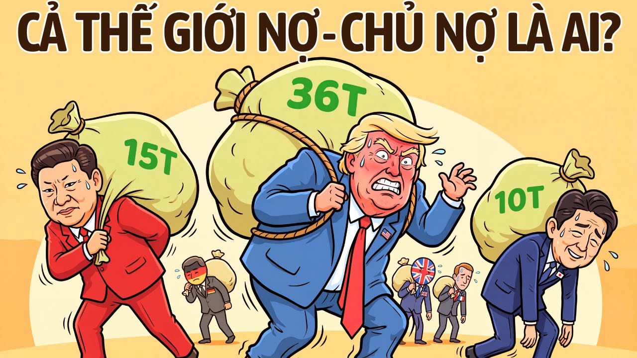 317 Nghìn Tỷ Đô La Nợ Toàn Cầu   Vậy Ai Là Chủ Nợ