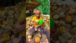 He Turned A Simple Piece Of Wood Into A Coconut 