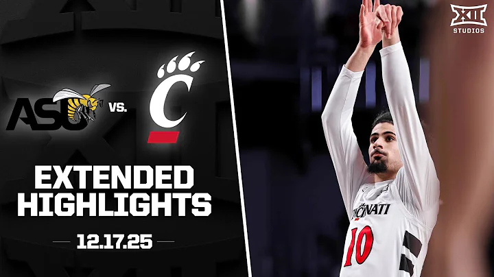 Alabama State vs. Cincinnati Extended Highlights | 2025-26 Big 12 Men's Basketball
