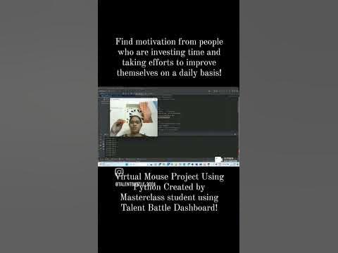 Virtual Mouse Project Using Python Created by Masterclass student using ...