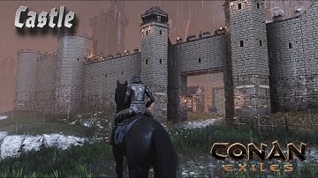 Conan Exiles - CASTLE AMAZING BASE LOCATION