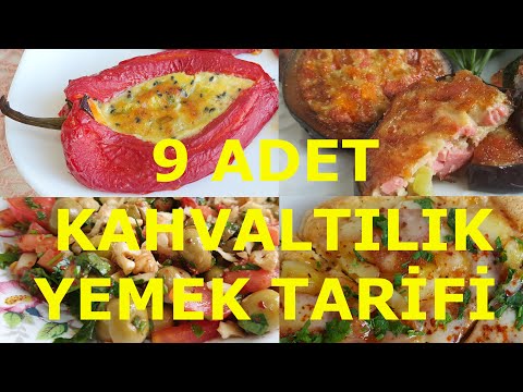 9 ADET  KAHVALTILIK YEMEK TARİFİ