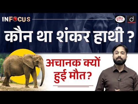 African Elephant Shankar Dies | Rare EMCV Virus at Delhi Zoo | InFocus | Drishti IAS