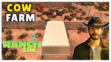 I Built the MOST AMAZING Cow Farm In Ranch Simulator