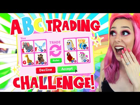 I Did The Abc Trading Challenge In Adopt Me For 24 Hours New - i let fans decide what i trade for 24 hours in adopt me roblox