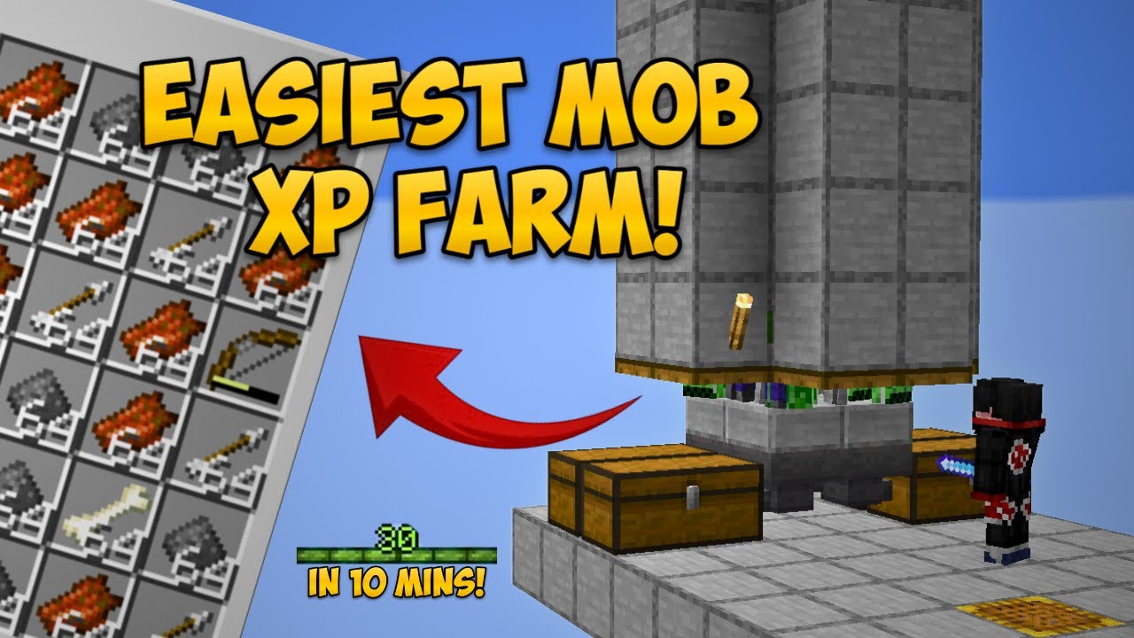 The Easiest Mob XP Farm in Minecraft 1.21+ (Tutorial Without Spawner)