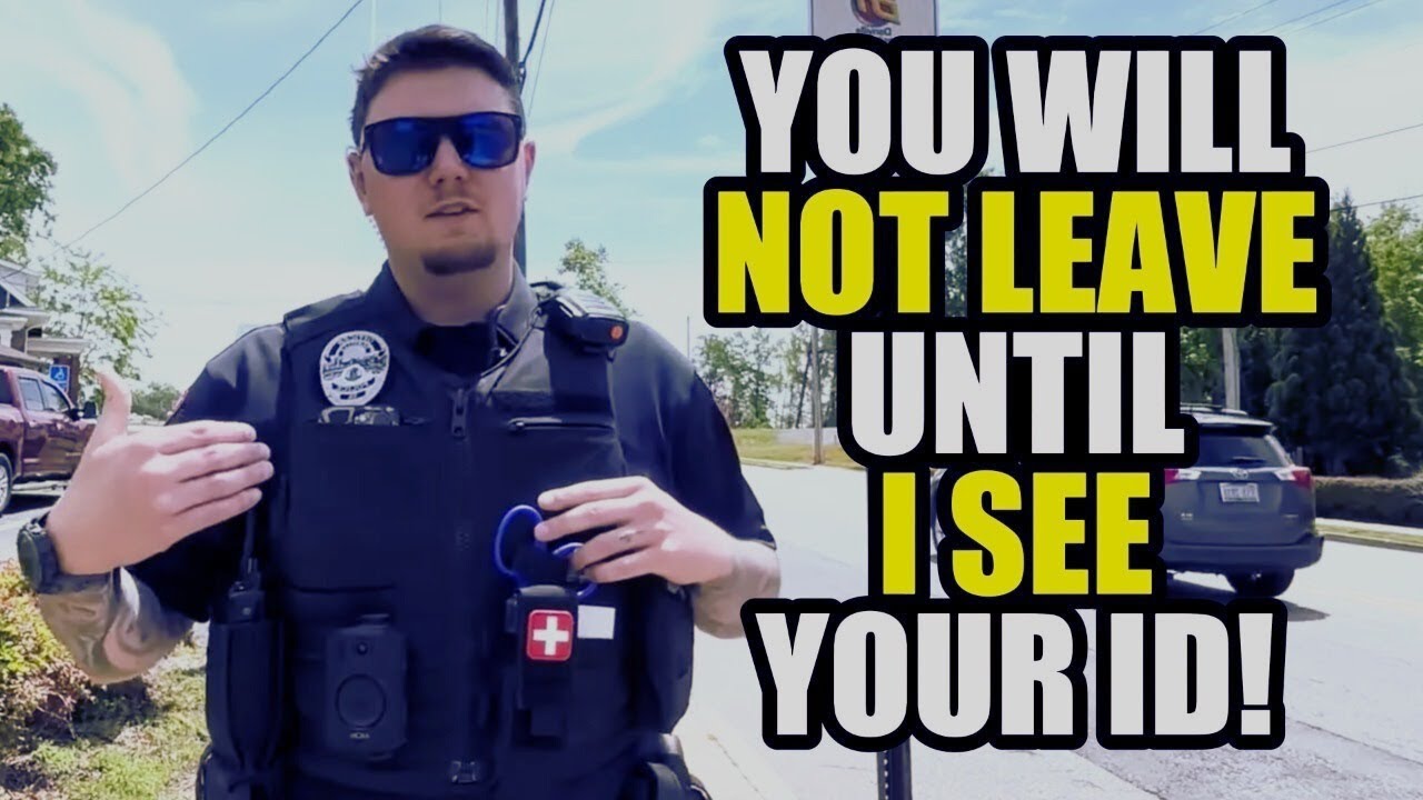 Cops Get Put in Their Place | Smart Auditor Refuses ID & Knows His ...