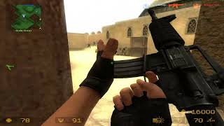 [CS:Source #32] de_dust2 15v15 with bots (Difficulty: Easy)