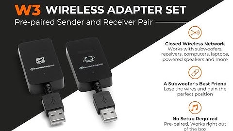 Audioengine W3 Wireless Audio Transmitter and Receiver