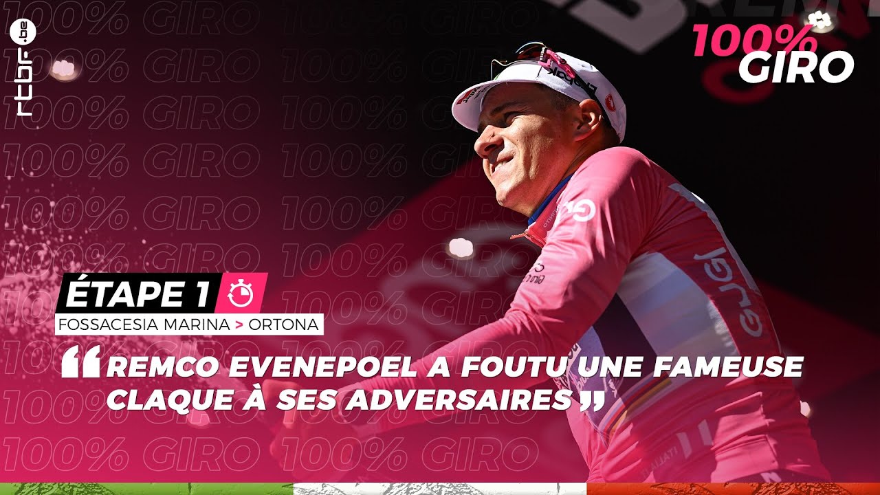 Remco Evenepoel a foutu une fameuse claque à ses adversaires !! 100% GIRO – 1ère étape