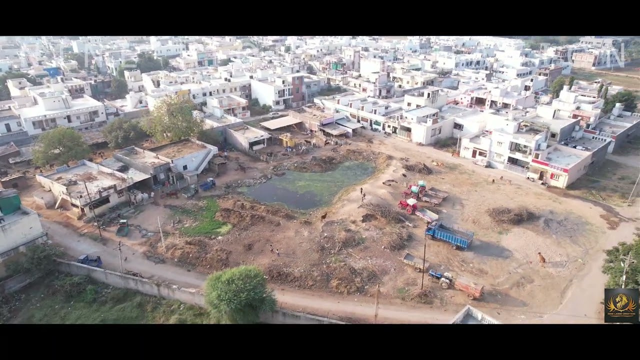 Kalol  Panchmahal  Gujarat  Fun City Kalol  Drone View 