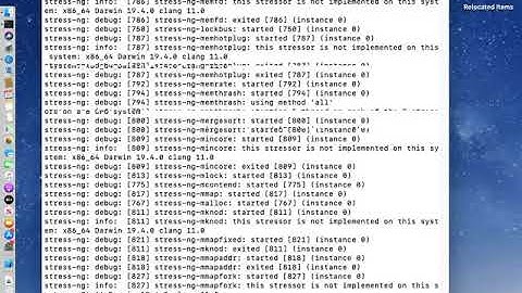 stress-ng breaking macOS Catalina