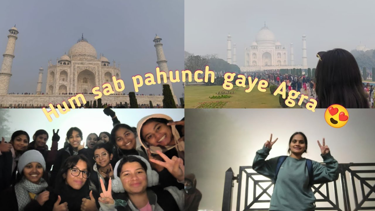 Day 2 – Part 1 🎥| Bahut thand hai ❄️ Aur finally hum sab Agra pahunch gaye 😍| Vlog|Kaushalyarathore|