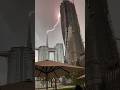 Lightning Strikes Burj Khalifa β‘οΈ