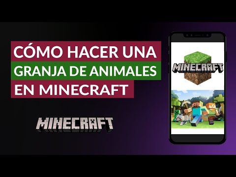 Cómo Hacer una Granja de Animales en Minecraft - Crafteo Granja