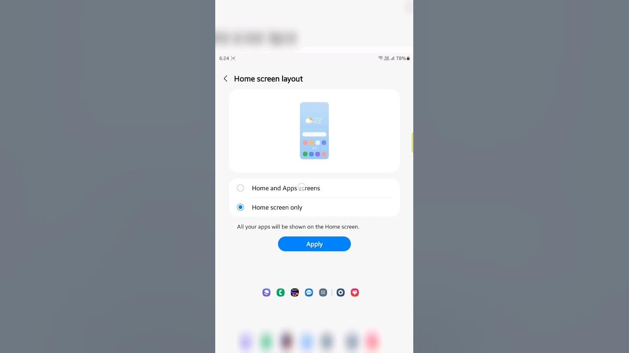 How To Change Home Screen Layout In Samsung Galaxy Z Fold 5 shorts how-to-change-home-screen-layout-in-samsung-galaxy-z-fold-5-shorts