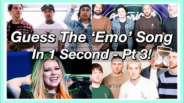 Can You Guess The Song From One Second? - EMO Edition - Part 3!💀