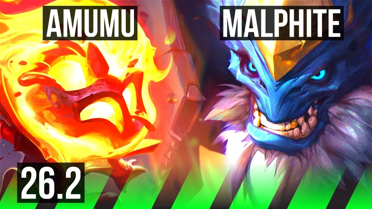 AMUMU vs MALPHITE (JGL) | Good KDA: 11/1/7 | EUW Master | 26.2