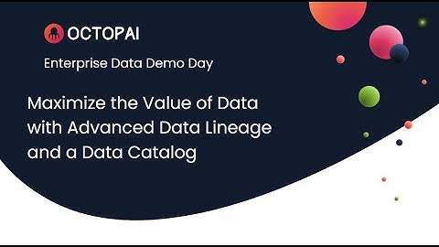 Dataversity Enterprise Data Management Demo Day - Octopai Session