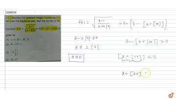 Domain of the function `f(x)=sqrt((x-1)/(x-2{x})+ln(3-[x+[2x}})` is given by