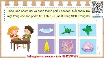 Giáo án PowerPoint Bài 8B: Thực hành tạo sản phẩm thủ công theo video | GA điện tử | Tin học 5 CTST