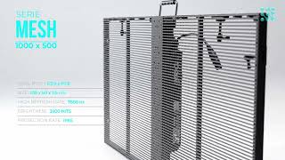 Grecko Mesh LED Panels | Transparent LED Screen for Creative Designs
