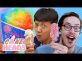 Mike Chen and Keith From the Try Guys Taste Test Ice Cream Truck Classics | Coneheads